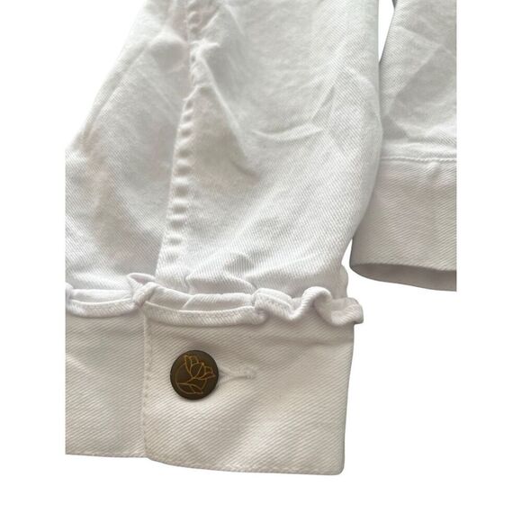 DRAPER JAMES White Denim Jacket size XXL - Picture 3 of 11